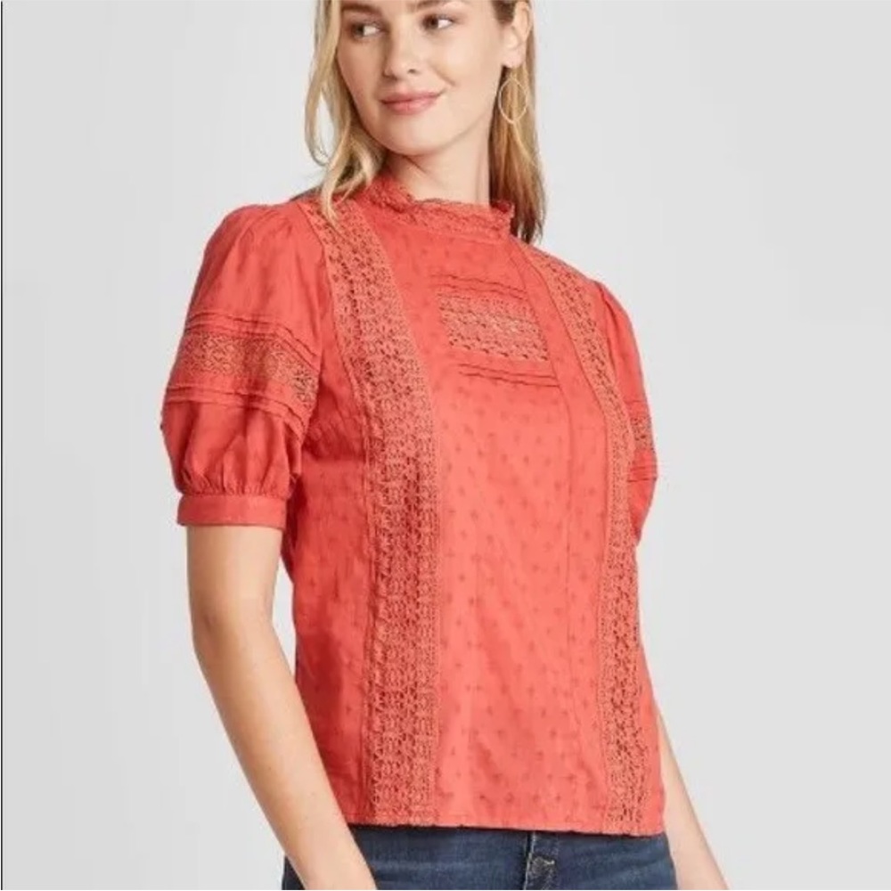 Universal Thread Eyelet Blouse - image 1